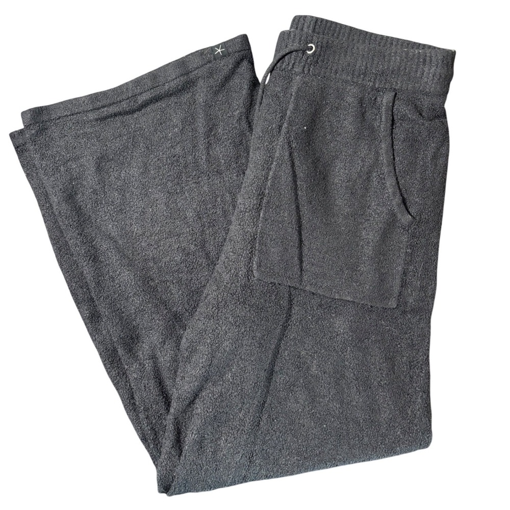 Barefoot Dreams CozyChic Lite Lounge Pants in Black Size Small